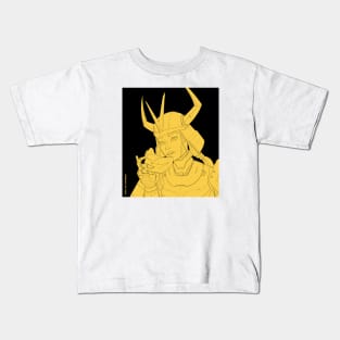 Cyberpunk Samurai Colors Kids T-Shirt